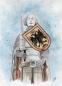 Preview: Postkarte DIN-A6 Aquarell Maritim Kunst Druck Kunstdruck Bremen Bremer Roland Nordsee Souvenir Souvenirs